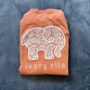 Clementine Ivory Ella long sleeve tee